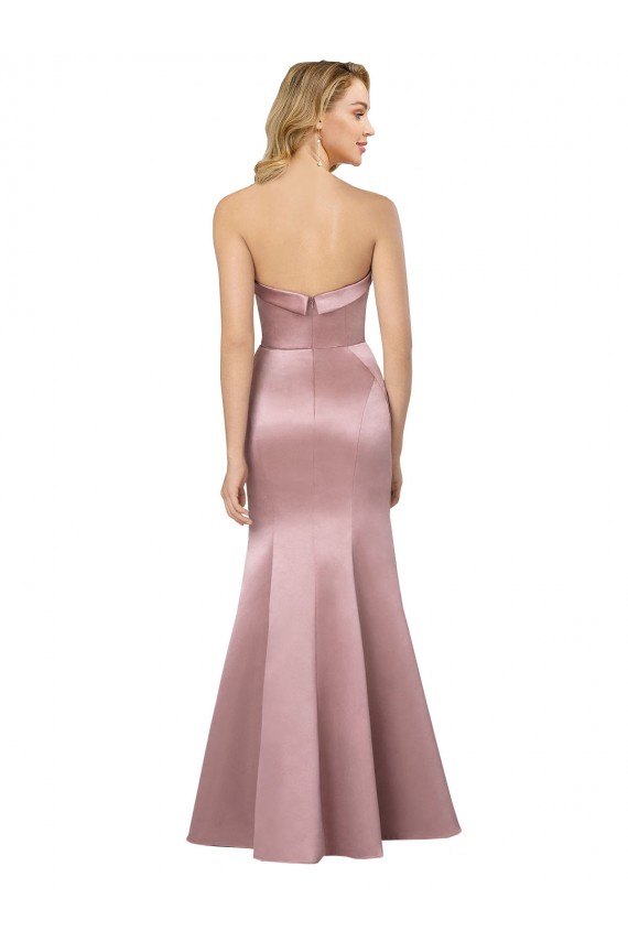 Desconto Azul Céu Claro Bainha Sem alças Sem Mangas Comprimento Chão Vestidos de Madrinha / Vestidos de Noite / Vestidos de Festa
