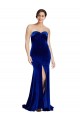 Desconto Azul Real Sereia Amor Sem Mangas Comboio Varredela Vestidos de Madrinha / Vestidos de Noite / Vestidos de Festa