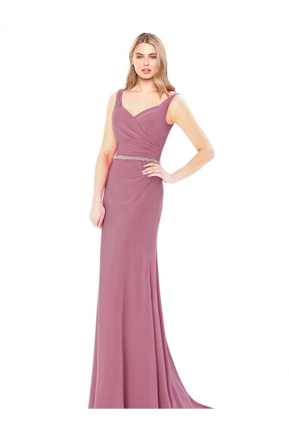 Desconto Bainha Amor Sem Mangas Comprimento Chão Vestidos de Madrinha / Vestidos de Festa