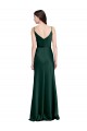 Desconto Caçador Verde Bainha Decote Capuz Sem Mangas Comprimento Chão Vestidos de Madrinha / Vestidos de Noite / Vestidos de Festa