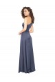 Desconto Crepúsculo Linha A Um Ombro Sem Mangas Comprimento Chão Vestidos de Madrinha / Vestidos de Noite / Vestidos de Festa