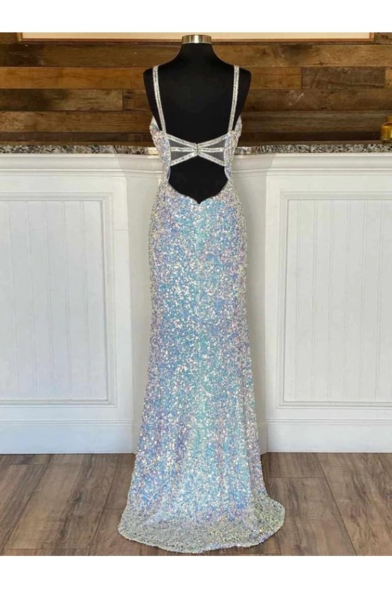 Desconto Bainha Decote V Sem Mangas Comboio Varredela Vestidos de Festa / Vestido de Noiva