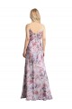 Desconto Linha A Decote Capuz Sem Mangas Comprimento Chão Vestidos de Madrinha / Vestidos de Noite