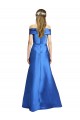 Desconto Linha A Fora do Ombro Sem Mangas Comprimento Chão Longo Vestidos de Madrinha / Vestidos de Noite / Vestidos de Festa