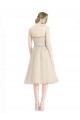 Desconto Linha A Sem alças Sem Mangas Comprimento Cocktail Vestidos de Madrinha / Vestidos de Cocktail / Vestidos de Homecoming