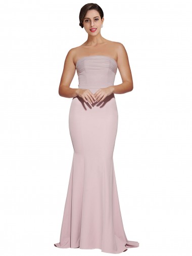 Desconto Malva Bainha Sem alças Sem Mangas Comboio Varredela Vestidos de Madrinha / Vestidos de Noite / Vestidos de Festa