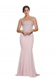 Desconto Malva Bainha Sem alças Sem Mangas Comboio Varredela Vestidos de Madrinha / Vestidos de Noite / Vestidos de Festa