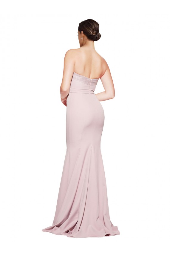 Desconto Malva Bainha Sem alças Sem Mangas Comboio Varredela Vestidos de Madrinha / Vestidos de Noite / Vestidos de Festa