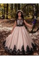 Desconto Marfim Vestido de Baile Amor Sem Mangas Comprimento Chão Longo Vestidos para Meninas de Flores