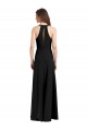 Desconto Preto Bainha Cabeçada Sem Mangas Comprimento Chão Vestidos de Madrinha / Vestidos de Noite / Vestidos de Festa
