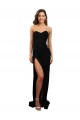 Desconto Preto Coluna Amor Sem Mangas Comprimento Chão Vestidos de Madrinha / Vestidos de Noite / Vestidos de Festa