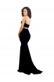 Desconto Preto Sereia Decote Alto Sem Mangas Comprimento Chão Vestidos de Madrinha / Vestidos de Noite / Vestidos de Festa