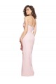 Desconto Rosa Bainha Sem alças Sem Mangas Comprimento Chão Vestidos de Madrinha / Vestidos de Noite / Vestidos de Festa