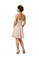 Desconto Rosa Linha A Amor Sem Mangas Comprimento Joelho Vestidos de Madrinha / Vestidos de Cocktail
