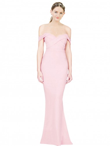 Desconto Rosa Linha A Sem alças Sem Mangas Comprimento Chão Vestidos de Madrinha / Vestidos de Noite / Vestidos de Festa