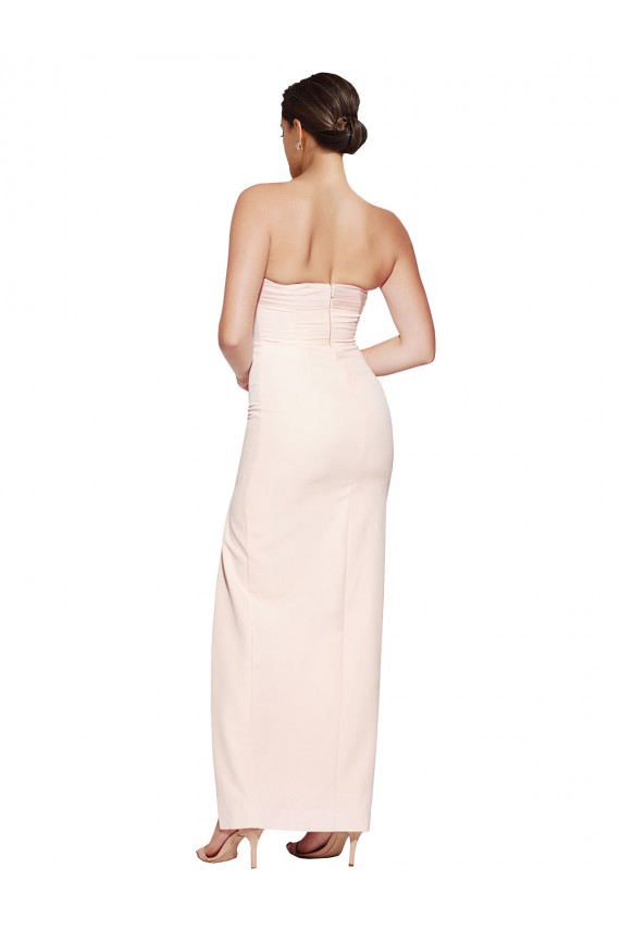 Desconto Sereia Decote Capuz Sem Mangas Comprimento Chão Vestidos de Madrinha / Vestidos de Noite / Vestidos de Festa
