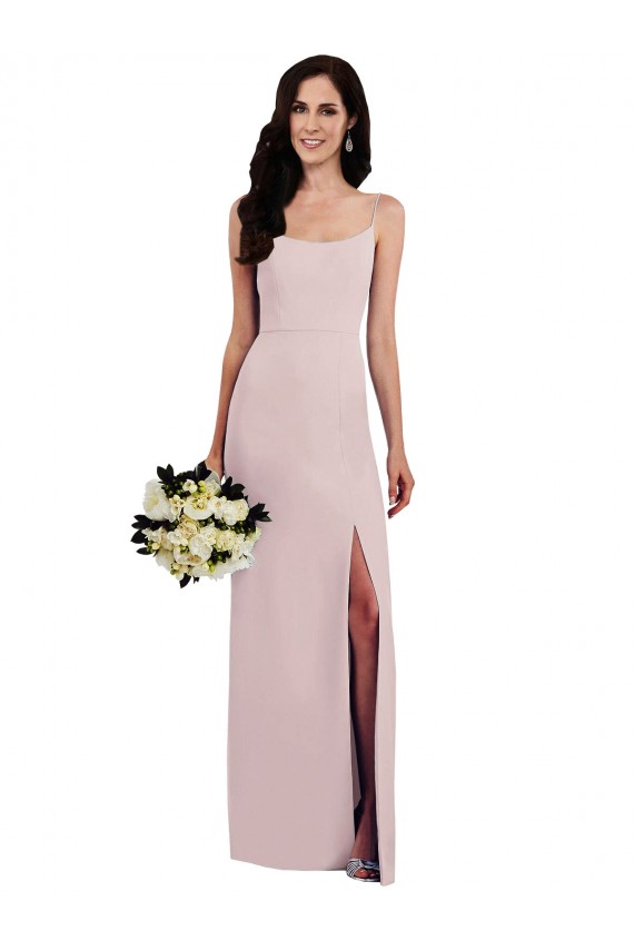 Desconto Trombeta Alças finas Sem Mangas Comprimento Chão Vestidos de Madrinha / Vestidos de Noite / Vestidos de Festa
