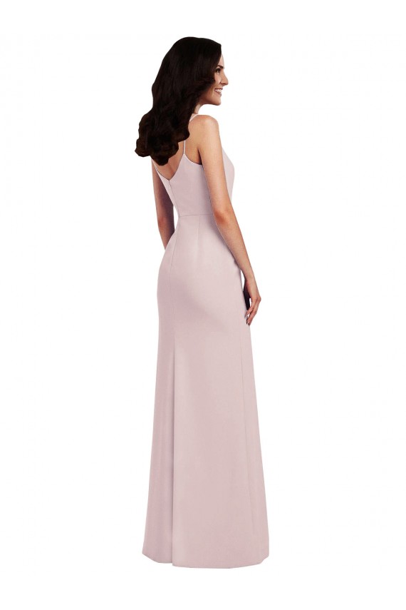 Desconto Trombeta Alças finas Sem Mangas Comprimento Chão Vestidos de Madrinha / Vestidos de Noite / Vestidos de Festa