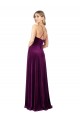 Desconto Uva Linha A Colher Sem Mangas Comprimento Chão Vestidos de Madrinha / Vestidos de Noite / Vestidos de Festa