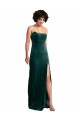 Desconto Verde Escuro Bainha Sem alças Sem Mangas Comprimento Chão Vestidos de Madrinha / Vestidos de Noite / Vestidos de Festa
