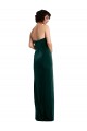 Desconto Verde Escuro Bainha Sem alças Sem Mangas Comprimento Chão Vestidos de Madrinha / Vestidos de Noite / Vestidos de Festa